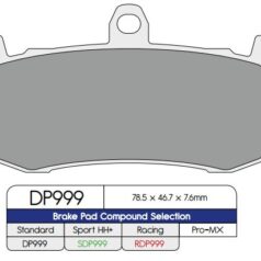 BRAKE PAD RDP X-RACE TITANIUM HIGH FRICTION ROAD-RACING