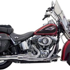 EXHAUST ROAD RAGE II B1 CHROME W/ BLACK END CAPS