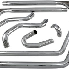 MUFFLER TRUE DUALS WITH 33" LONG 2-1/4" FISHTAIL MUFFLERS (NO BAFFLE)
