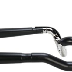 EXHAUST SYSTEM TRUE-DUAL DOWN UNDER MEGAPHONE BLACK