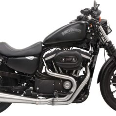 EXHAUST ROAD RAGE 3 STAINLESS SPORTSTER SYSTEM 2 INTO 1 MUFFLER