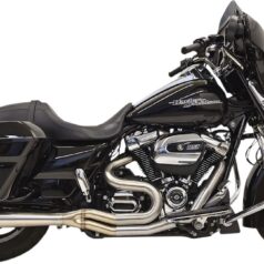 EXHAUST SYSTEM ROAD RAGE III 4 " MEGAPHONE 2-INTO-1 SHORT BRUSHED STAINLESS STEEL