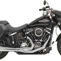 EXHAUST SYSTEM 2-1 ROAD RAGE W/MEGAPHONE MUFFLERS CHROME