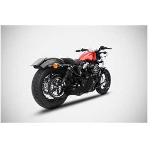 ZARD HELSYSTEM HD-SPORTSTER  XL883 14-16  2-1  CONICAL SVART