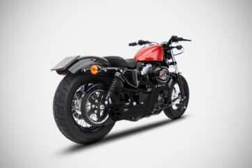 ZARD HELSYSTEM HD-SPORTSTER  XL883 14-16  2-1  CONICAL SVART