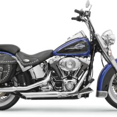 MUFFLER FIREPOWER SLASH DOWN CHROME