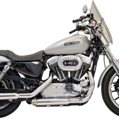 MUFFLER FIREPOWER SLASH CUT CHROME