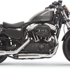 MUFFLER 3" CHROME W/ BLACK END CAP W/ CONTRAST FLUTES