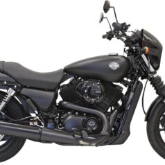 MUFFLER 4" STRAIGHT CAN STYLE BLACK STREET EXHAUST