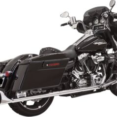 MUFFLER SLIP ON 33" TRUE DUAL FISHTAIL CHROME