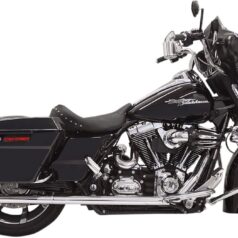 MUFFLER SLIP ON 36" TRUE DUAL FISHTAIL CHROME