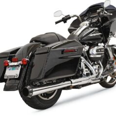 MUFFLERS SLIP-ON 4" DNT ELIMINATOR MEGAPHONE CROSS-OVER CHROME