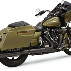 MUFFLERS SLIP-ON 4" DNT ELIMINATOR MEGAPHONE CROSS-OVER BLACK