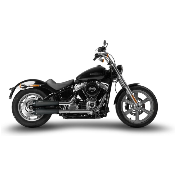 SLIP-ON CONICAL MUFFLER HD-SOFTAIL M8 BLACK - Bild 4