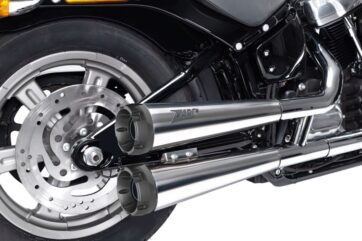 SLIP-ON CONICAL MUFFLER HD-SOFTAIL M8 POLISHED