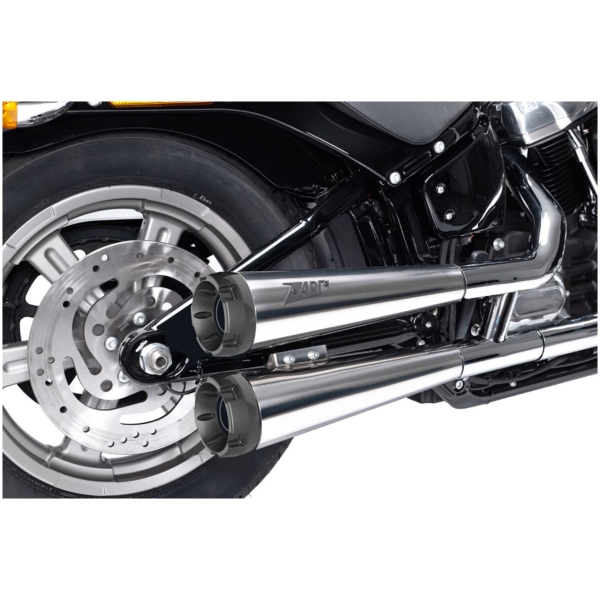SLIP-ON CONICAL MUFFLER HD-SOFTAIL M8 POLISHED