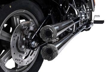 SLIP-ON CONICAL MUFFLER HD-SOFTAIL M8 POLISHED - Bild 2