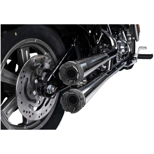 SLIP-ON CONICAL MUFFLER HD-SOFTAIL M8 POLISHED - Bild 2