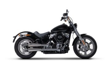 SLIP-ON CONICAL MUFFLER HD-SOFTAIL M8 POLISHED - Bild 3
