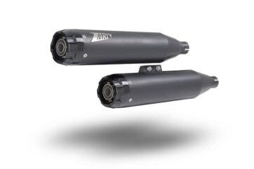 SLIP-ON MUFFLER HD-SOFTAIL BLACK M8