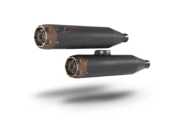 SLIP-ON MUFFLER HD-SOFTAIL BLACK/BRONZE M8