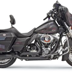 HEAD PIPES TRUE DUAL DOWN UNDER BLACK TOURING
