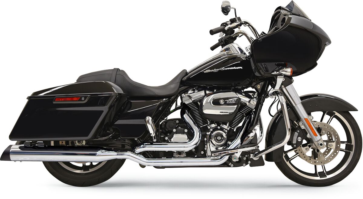 HEADER PIPES CHROME TRUE-DUAL DOWN UNDER