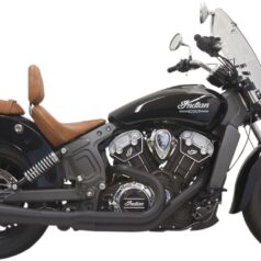 EXHAUST SYSTEM ROAD RAGE 2-INTO-1 WITH SHORT CHANGE MEGAPHONE MUFFLER BLACK