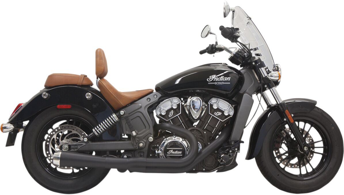 EXHAUST SYSTEM ROAD RAGE 2-INTO-1 WITH SHORT CHANGE MEGAPHONE MUFFLER BLACK