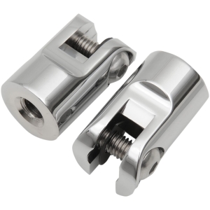 ACCUTRONIX PEG MOUNTS REAR FOLDING CHROME