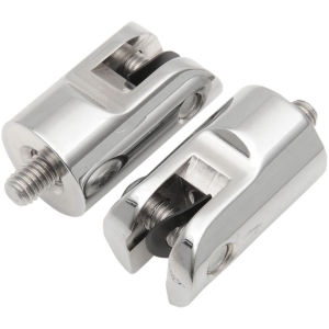 ACCUTRONIX PEG MOUNTS REAR FOLDING CHROME