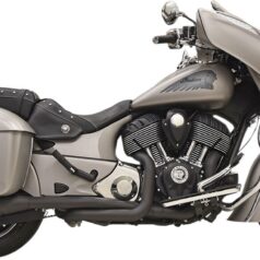 EXHAUST SYSTEM 4" TRUE DUALS BLACK