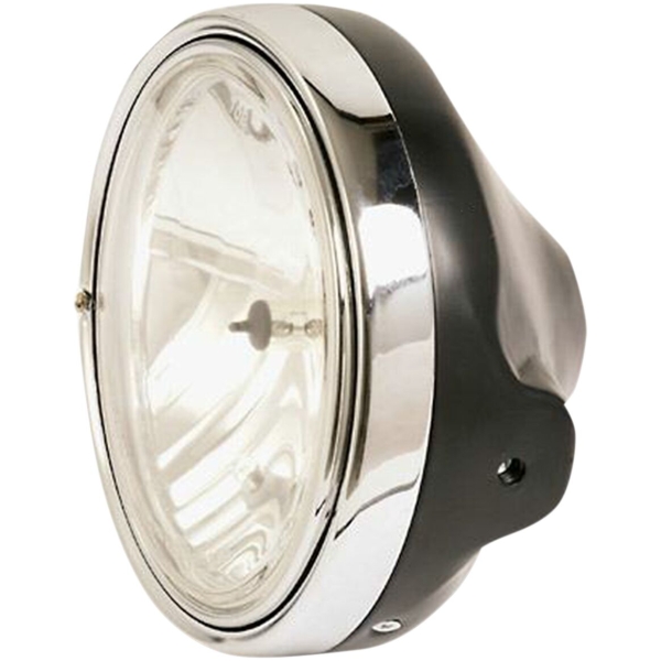 HEAD LIGHT KAWASAKI STYLE 17,78CM|7" / 12V - 55W / BLACK - Bild 2