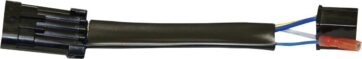 HEADLAMP 7"LED HALO Svart med HD Touring adapter - Bild 2