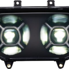 HEADLIGHTS Double X-led Svart  -HD Roadglide 15-24