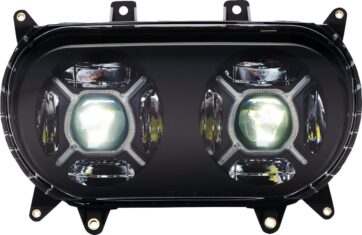 HEADLIGHTS Double X-led Svart  -HD Roadglide 15-24 - Bild 4
