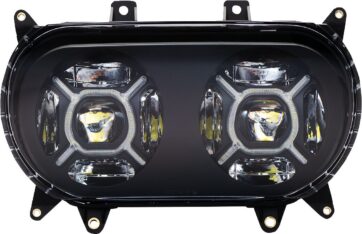 HEADLIGHTS Double X-led Svart  -HD Roadglide 15-24 - Bild 5