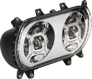 HEADLIGHTS Double X-led Chrome  -HD Roadglide 15-24 - Bild 2