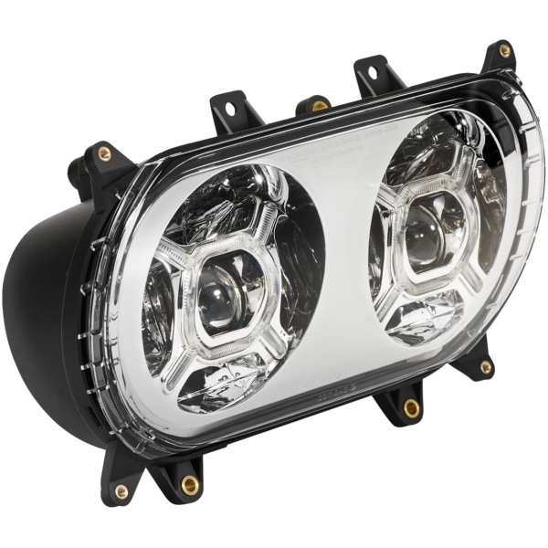 HEADLIGHTS Double X-led Chrome  -HD Roadglide 15-24 - Bild 2