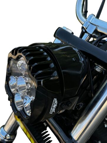 HEADLIGHT SHARK DEMON LED PEDESTAL MOUNT