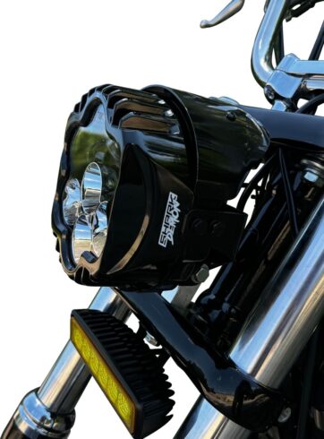 HEADLIGHT SHARK DEMON LED PEDESTAL MOUNT - Bild 4
