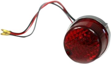 CUSTOM REPLACEMENT TAIL LIGHT & LICENSE PLATE LIGHT / RED LENS / NATURAL - Bild 2