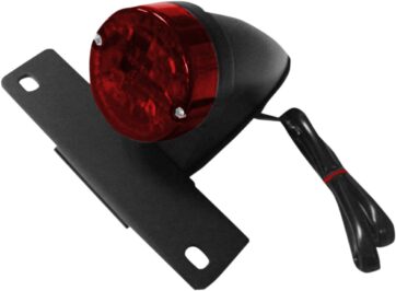 CUSTOM REPLACEMENT TAIL LIGHT / RED LENS / BLACK - Bild 2