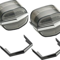TAILLIGHTS TRI GLIDE LIGHT SMOKE LENS