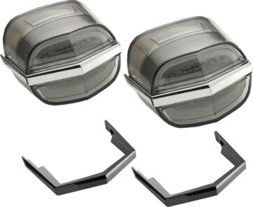 TAILLIGHTS TRI GLIDE LIGHT SMOKE LENS