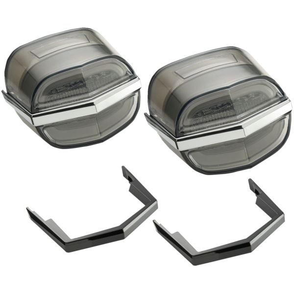 TAILLIGHTS TRI GLIDE LIGHT SMOKE LENS