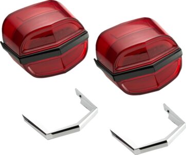 TAILLIGHTS TRI GLIDE RED LENS