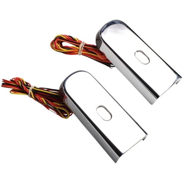 FENDER STRUT LED MARKER LIGHTS CHROME