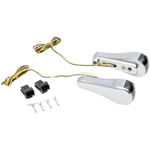 LIGHT TURN SIGNAL SMOOTH LED FRONT CHROME