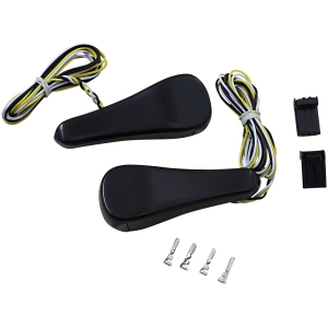 LIGHT TURN SIGNAL SMOOTH LED FRONT BLACK